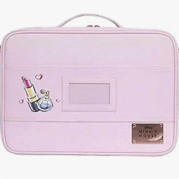 Impressions Vanity Pink Minnie Mouse Cosmetic Carrying Bag/Case - Picture 2 of 7